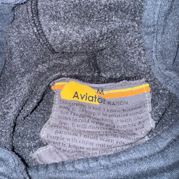 Aviator Nation Gray Hoodie - Picture 3 of 7